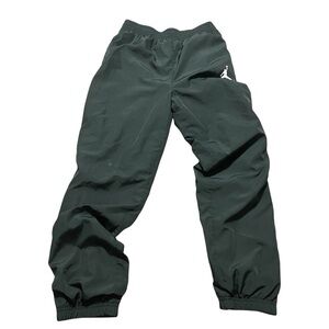 Jordan Kids Black Jogger Track pants Relaxed Fit elastic Size Large Athletic